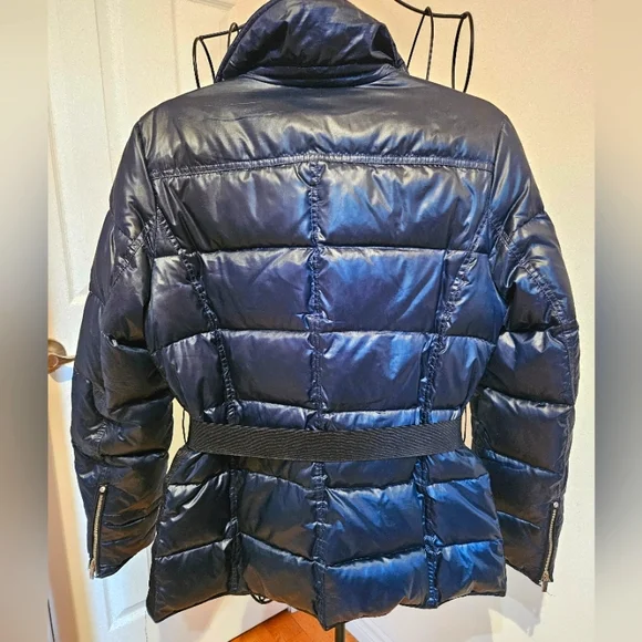 Navy Puffer‎ Jacket - Picture 2 of 3